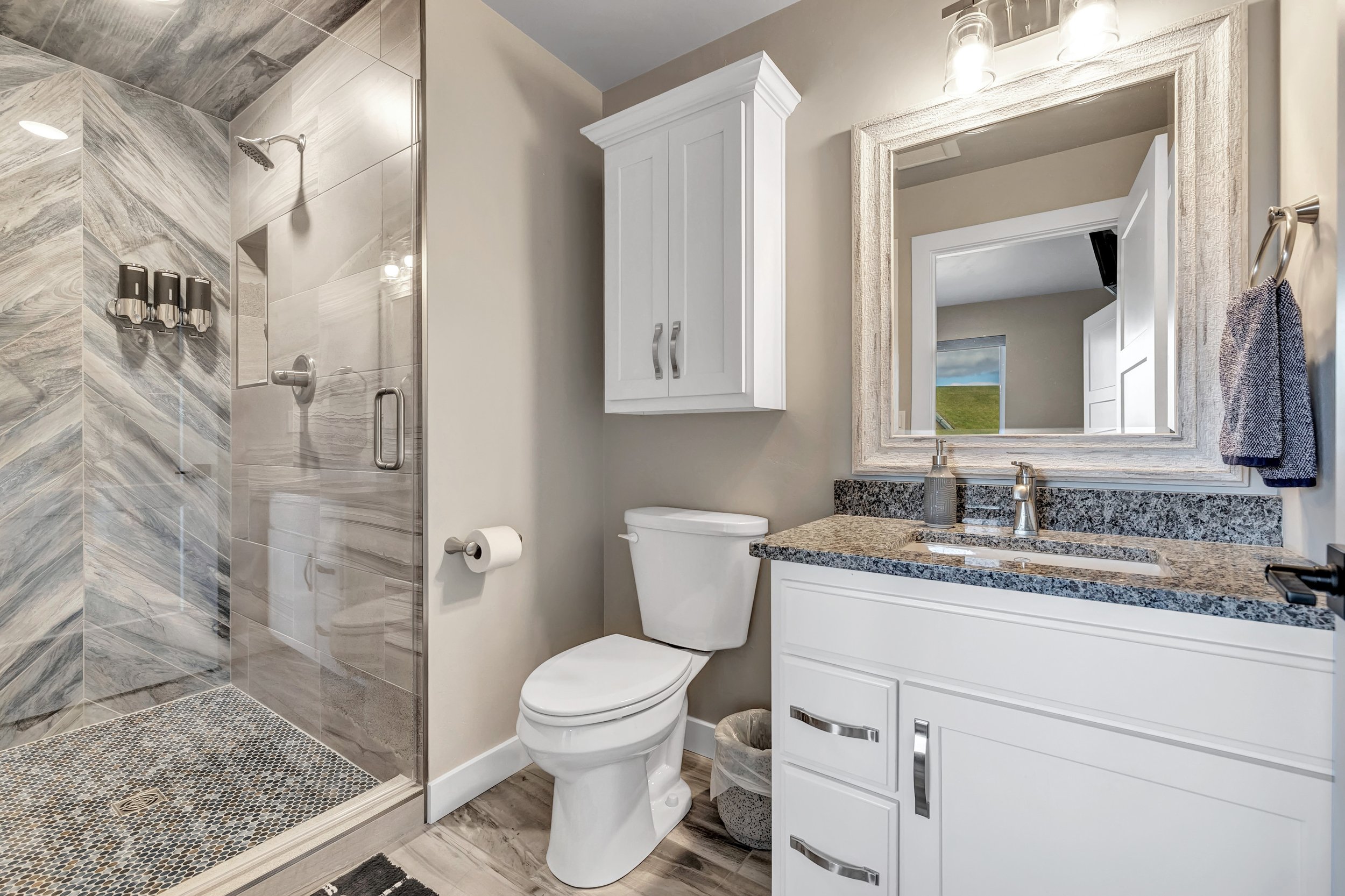 bathroom at Beachview Condo Rental