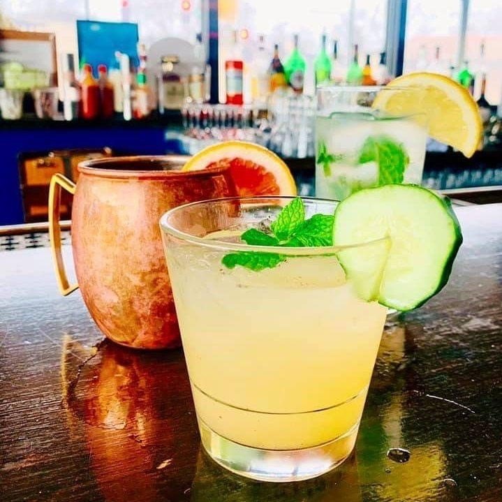 drink at a bar