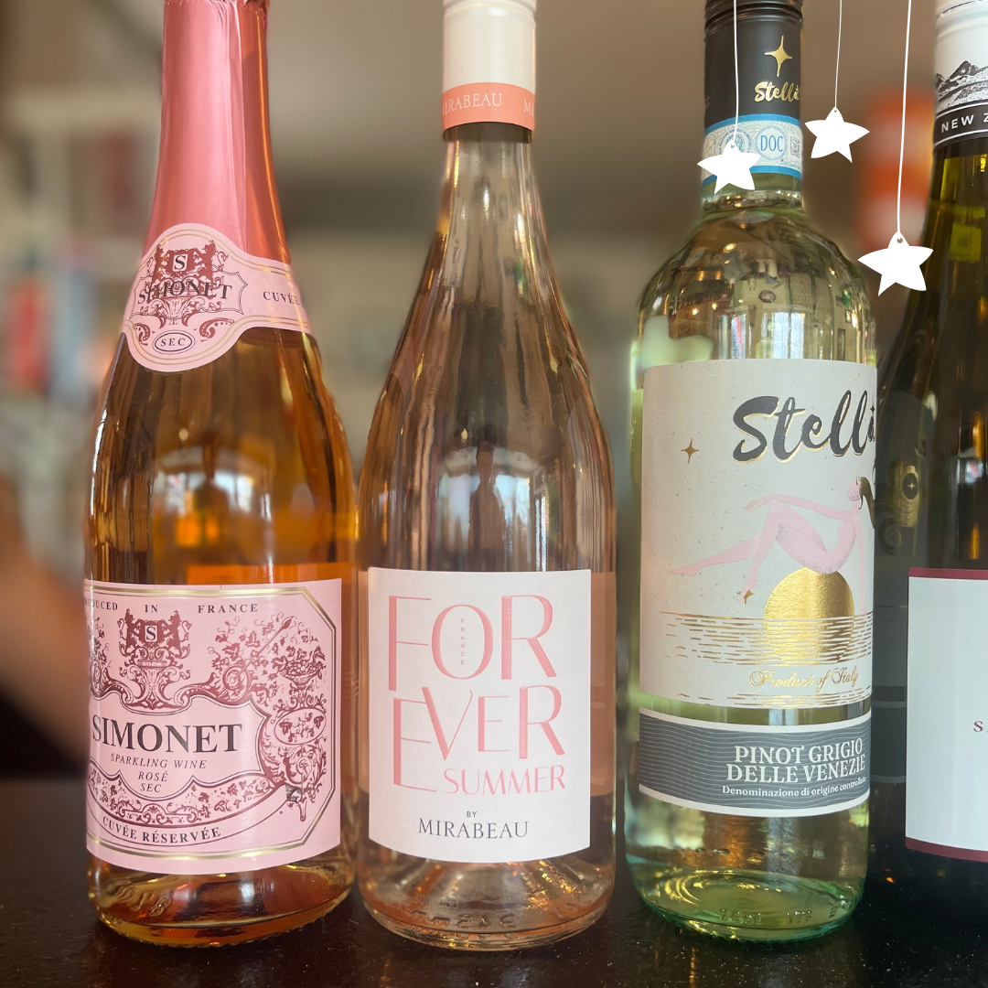 wine bottles