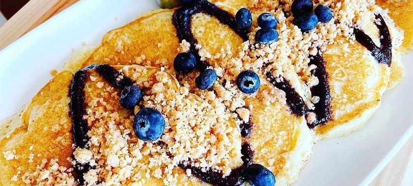 blueberry pancakes