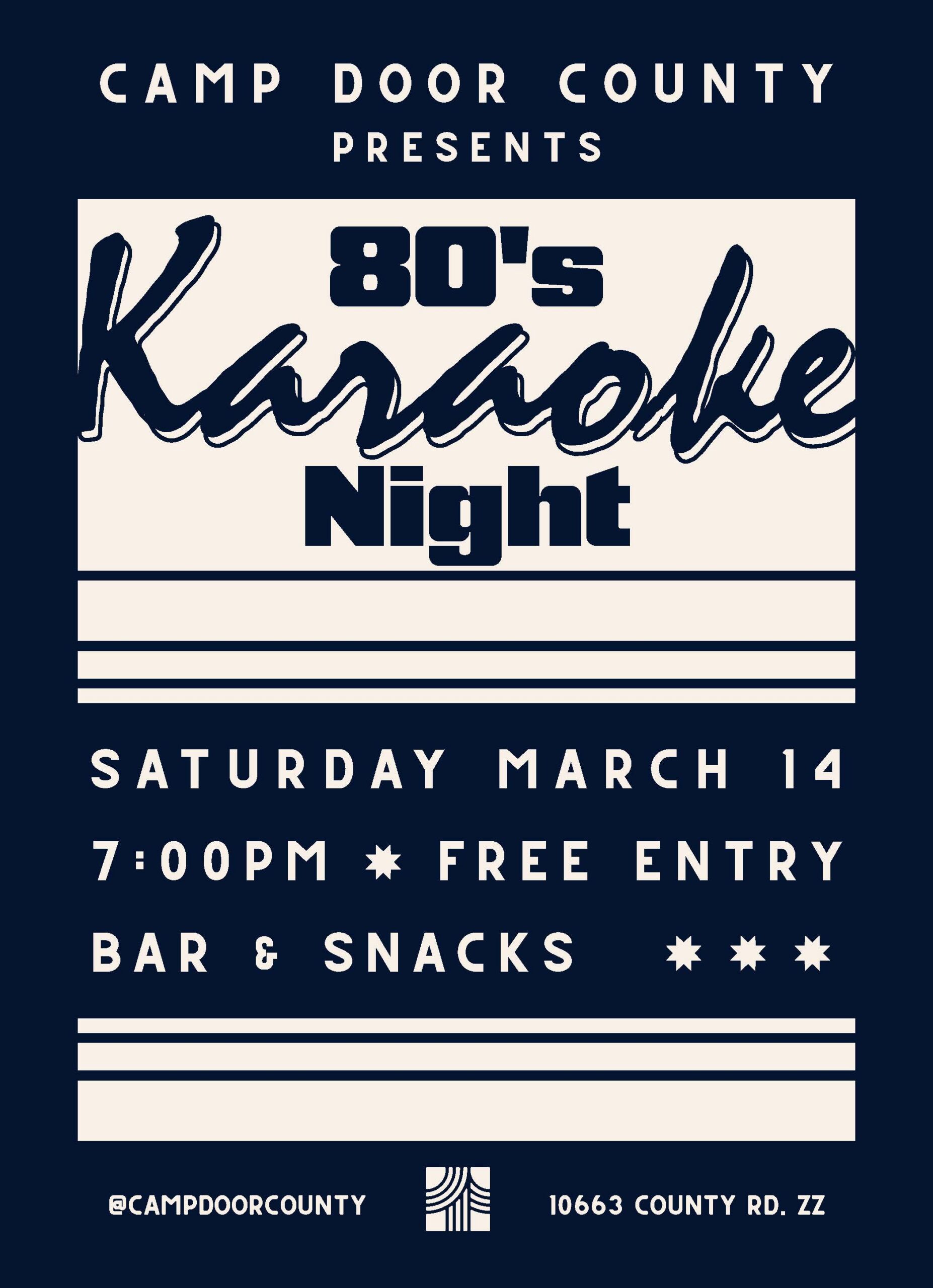 CAMP Door 80s Karaoke