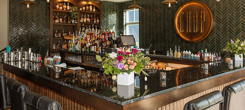 CHOP Steakhouse bar counter