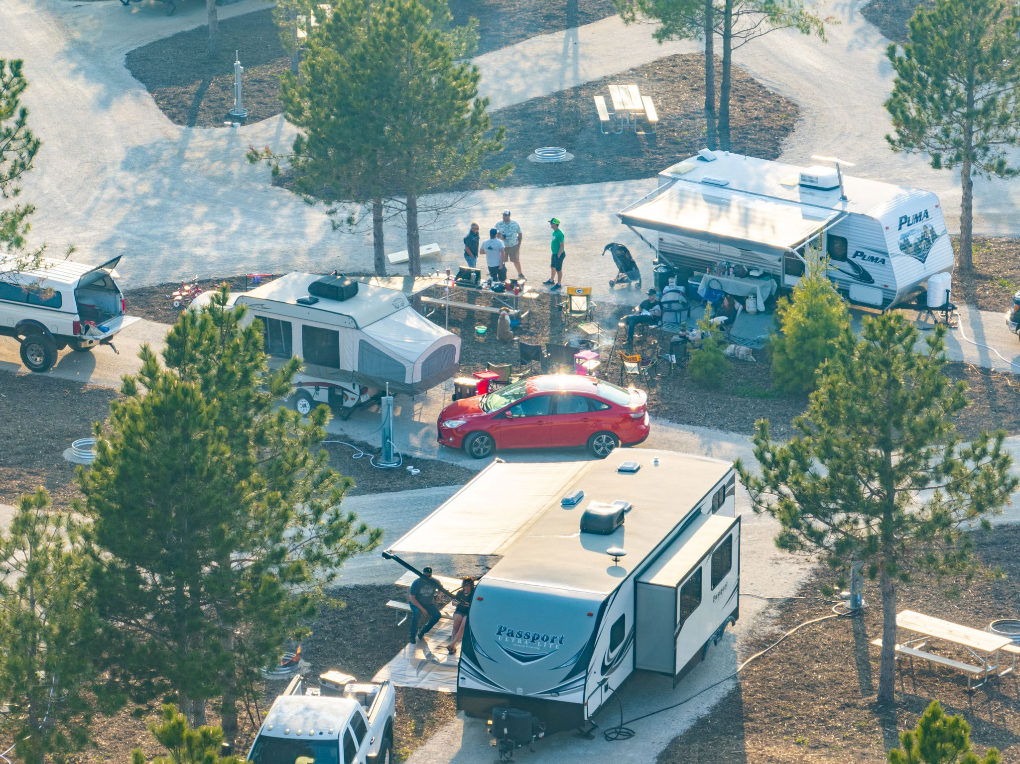 RVs at Camp Door County