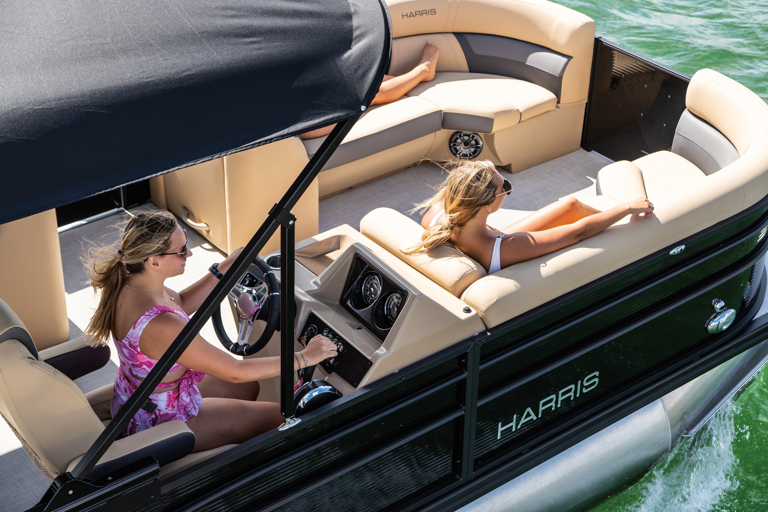 women boating