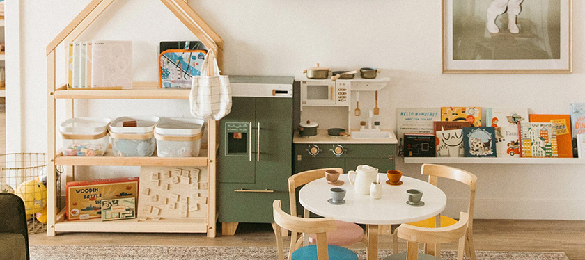 Inside of Rad House Cafe