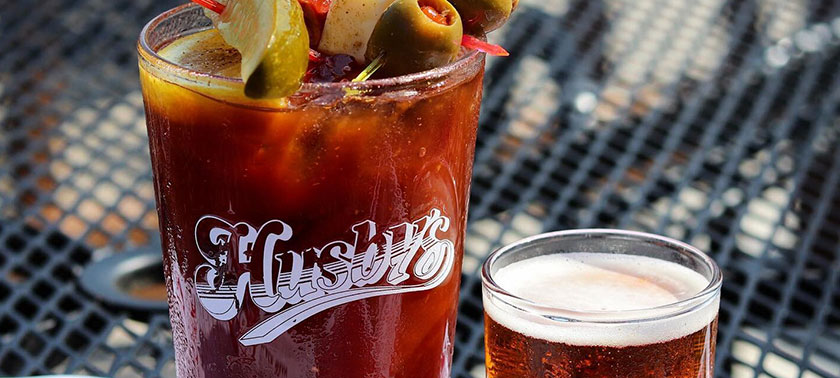 bloody mary and beer