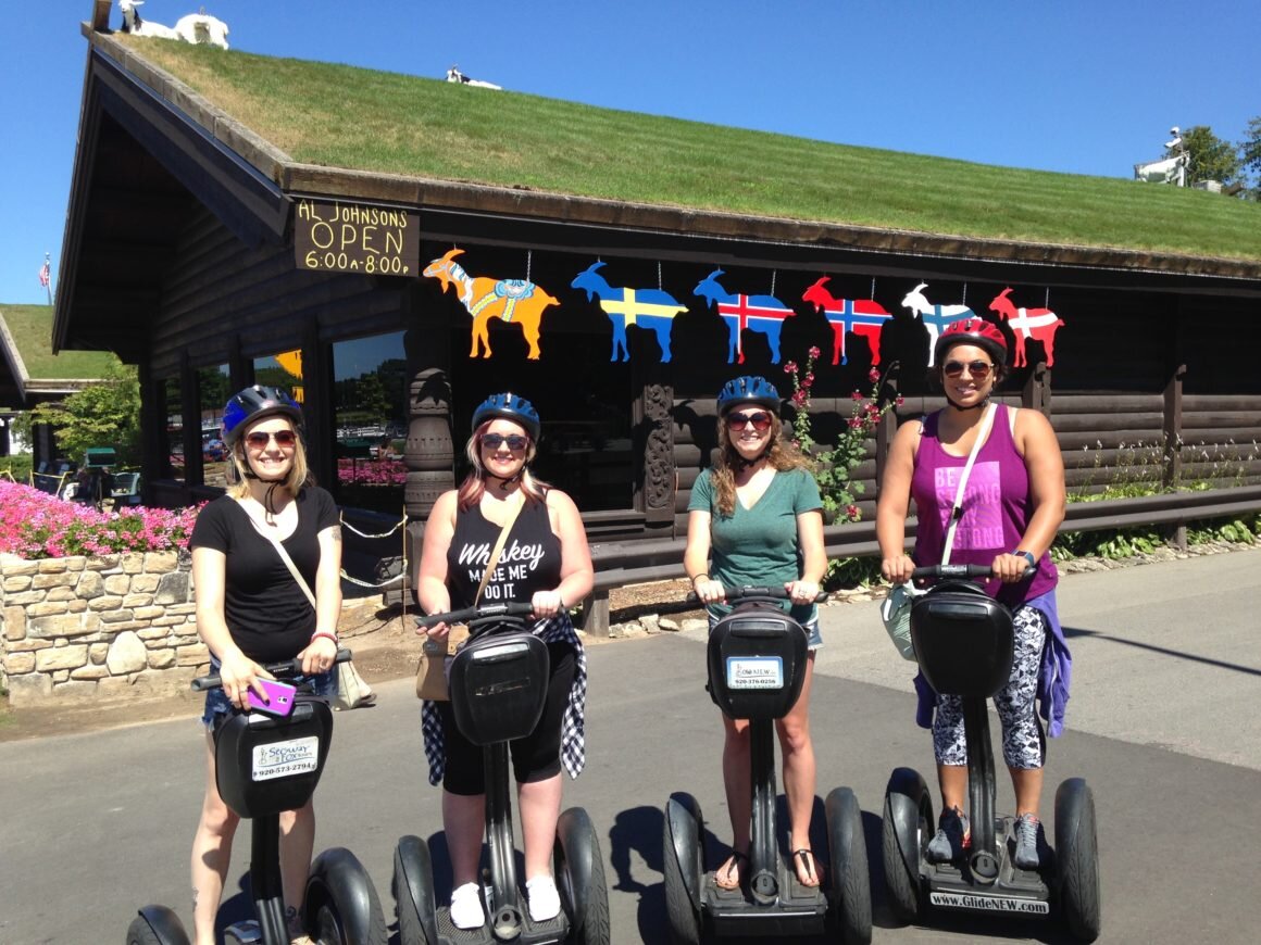 women on segways
