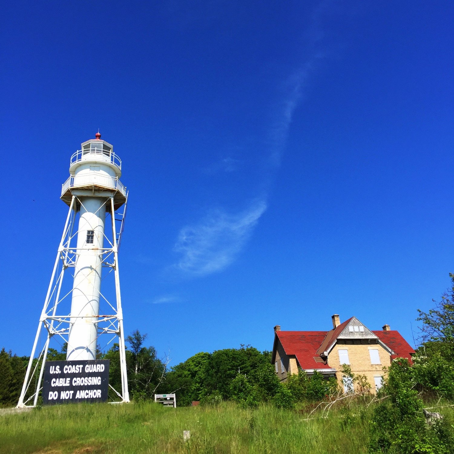 lighthouse and home