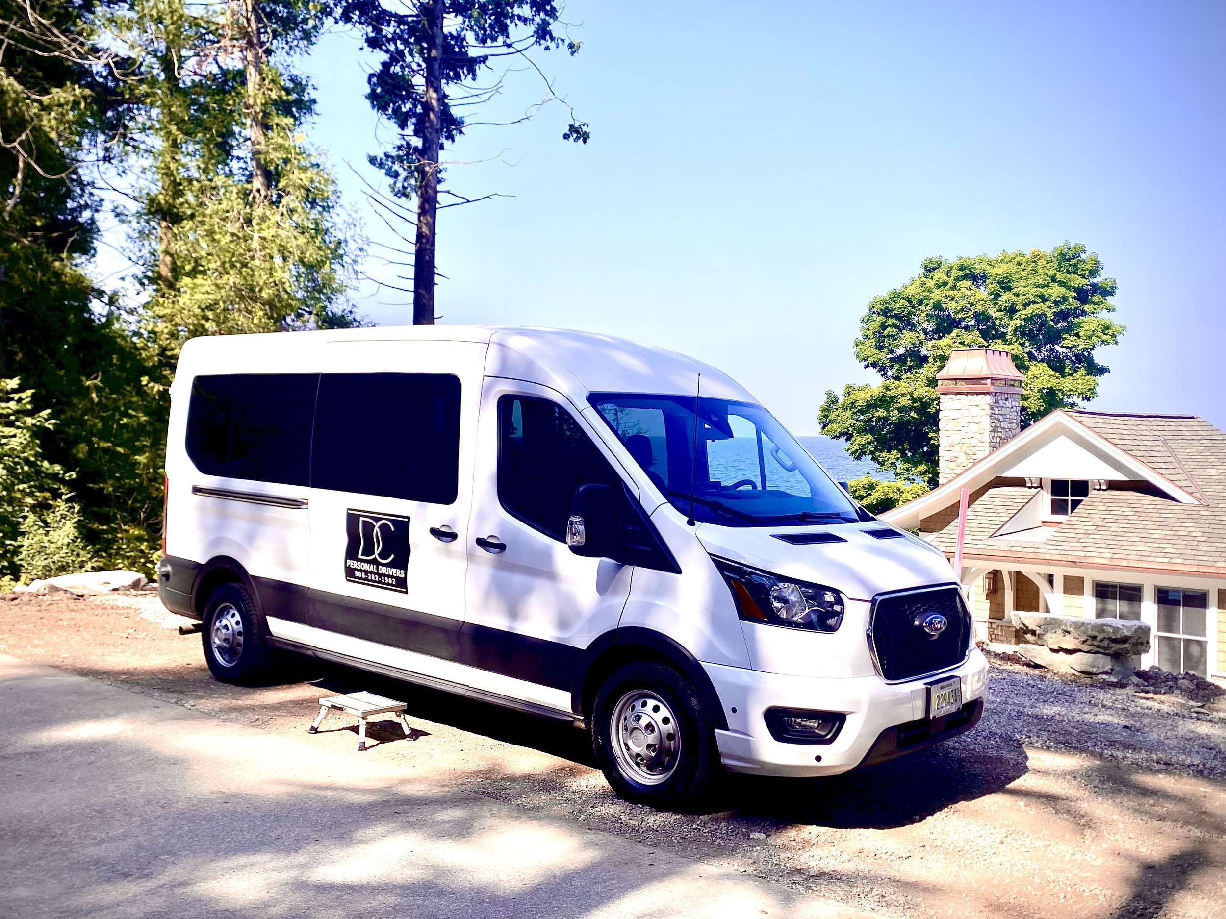Door County Personal Drivers van at hilltop