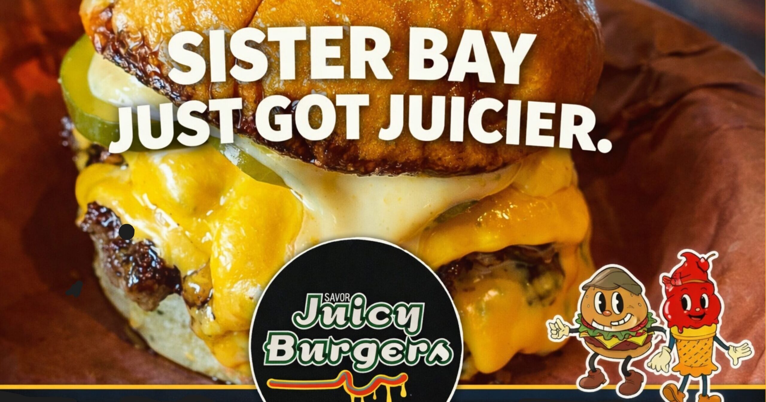 Juicy Burgers in Sister Bay