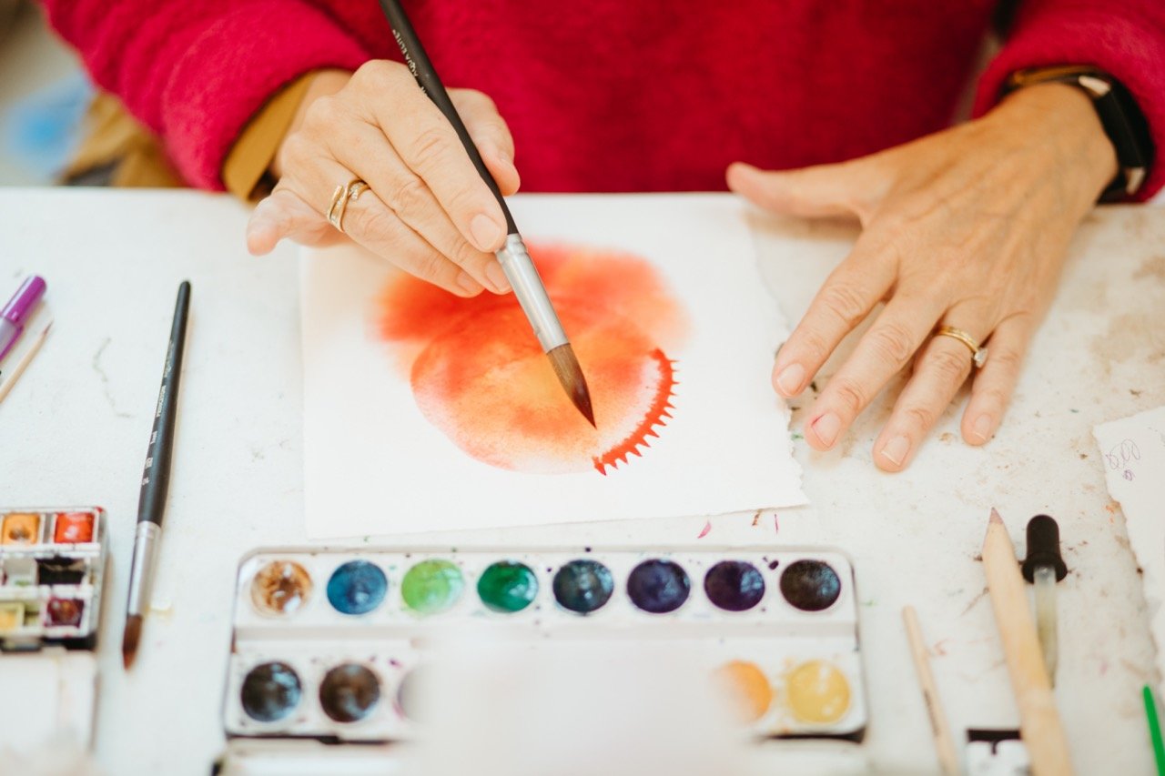watercolor painting at Peninsula School of Art & Gallery