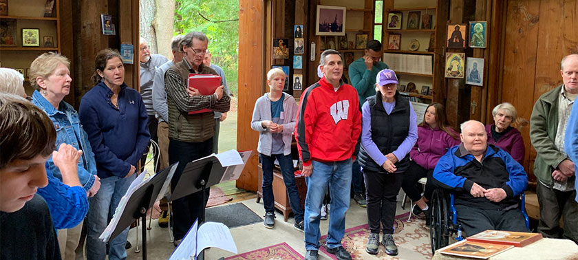 Transfiguration Orthodox Christian Chapel service