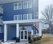 Front entrance of Trilliant in Sister Bay