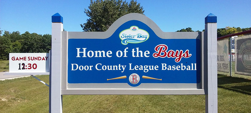 Sister Bay Bays sign