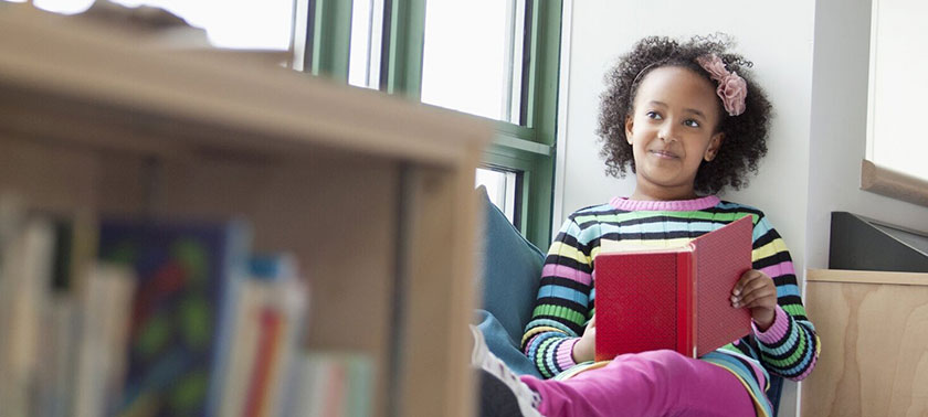 girl reading