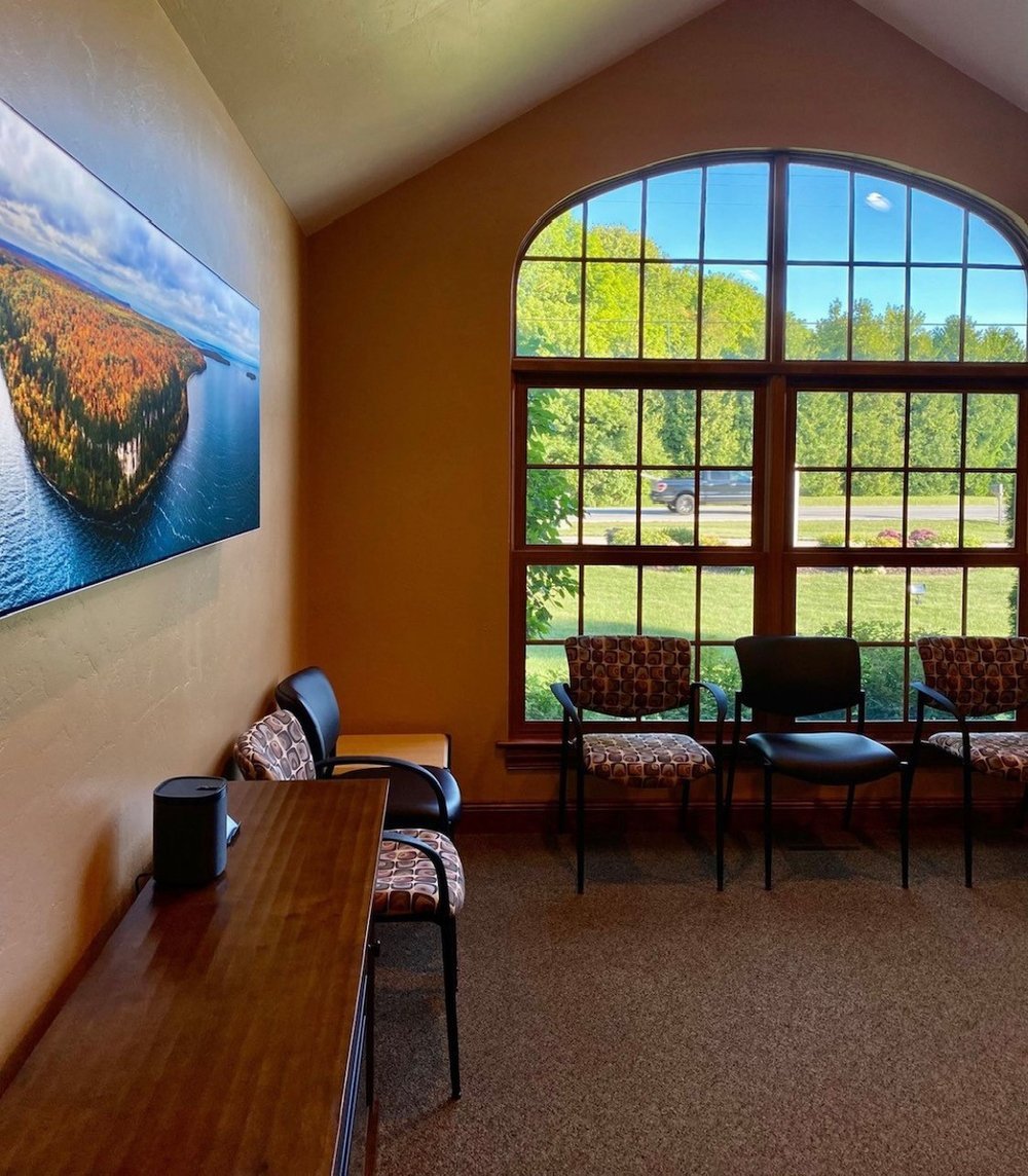 waiting area at Dentistry by Design