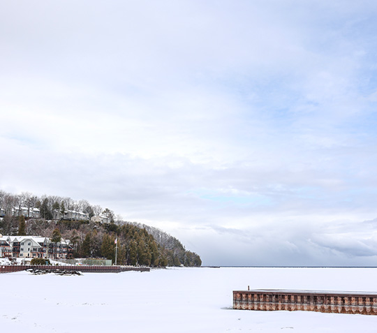 Winter Landscape in Sister Bay